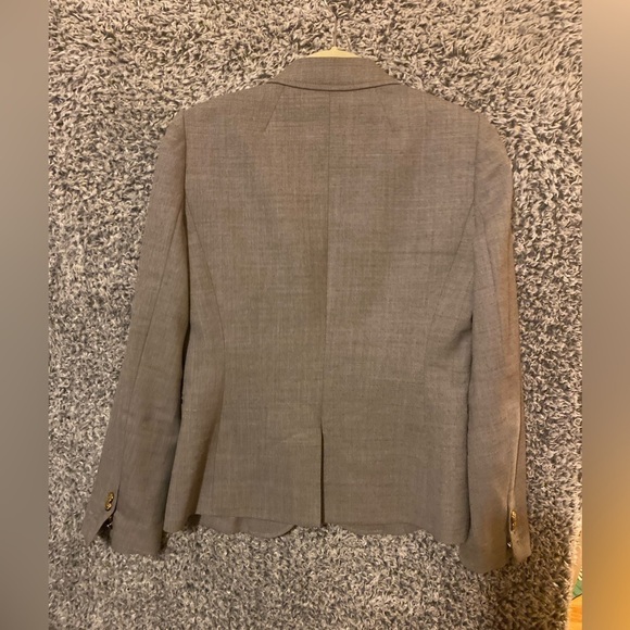 J CREW schoolboy blazer jacket gold buttons pockets preppy college navy Gray - Picture 10 of 14